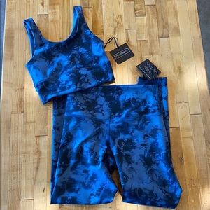 NWT DYI Blue Chambray Sports Bra